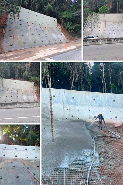 Contenção de Encosta em Auto Estrada RJ - 30