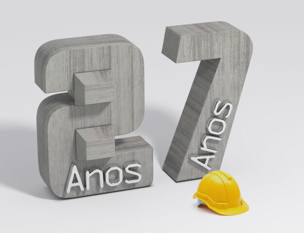 Logotipo Resitec 27 anos 3D